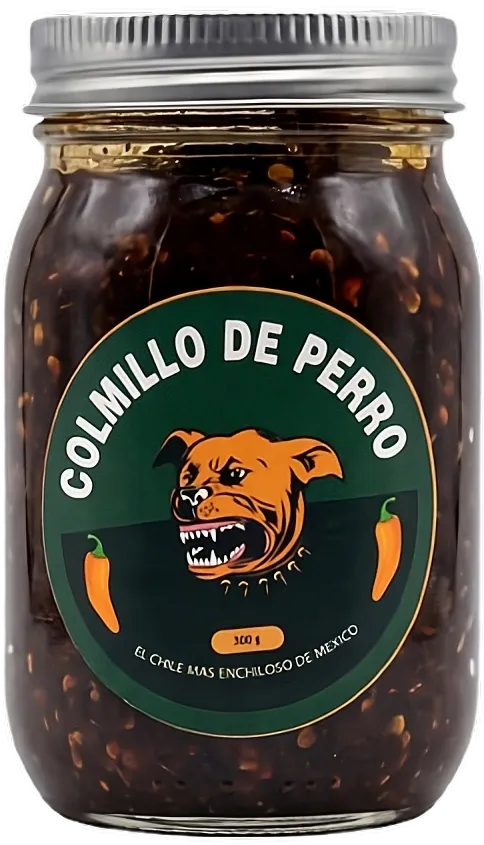 Frasco de Salsa macha Colmillo de Perro de 300 g